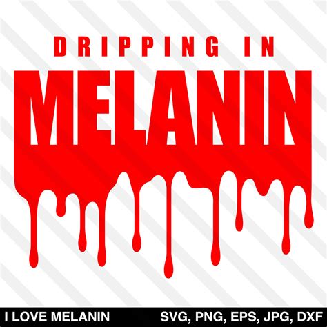 melanin dripping